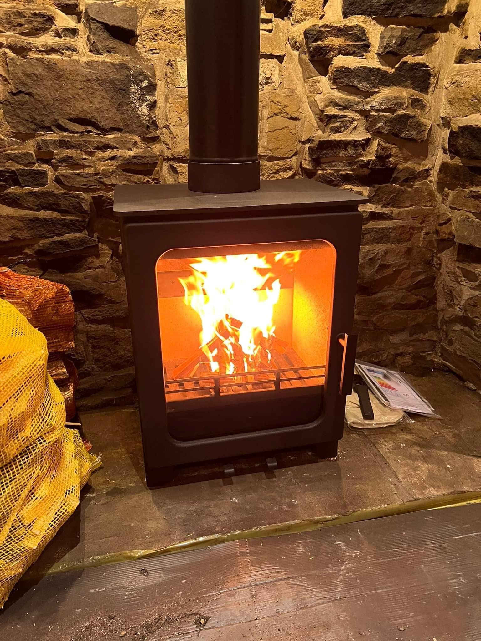 Wood burning stove installed by Phoenix Fires